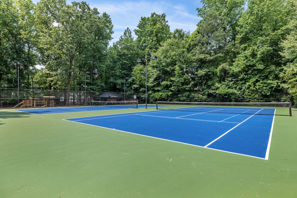 Tennis court at Marquis at Sugarloaf in Duluth, Georgia