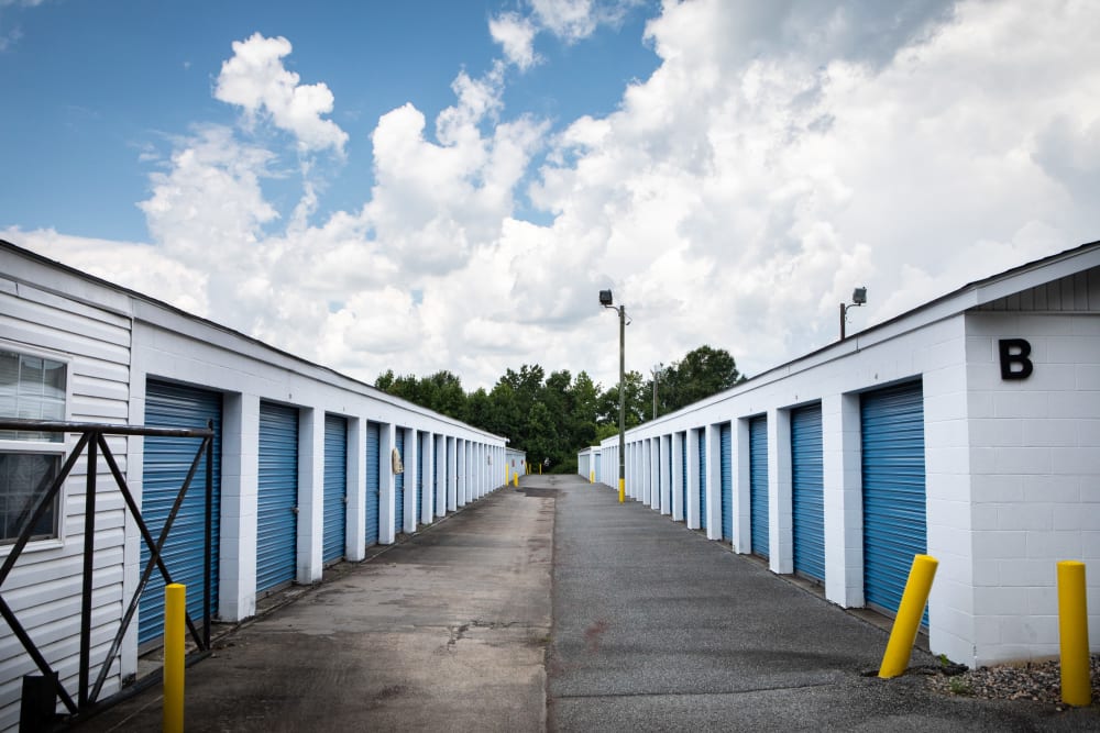 outdoor units at AAA Self Storage at High Point Rd in High Point, North Carolina