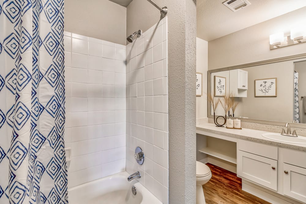 Apartments with a Bathroom at The Pines at Castle Rock Apartments