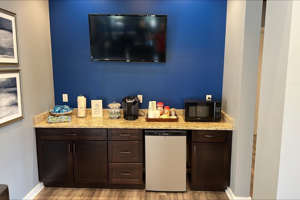 Coffee Area at Goldelm at Cedar Bluff in Knoxville, Tennessee