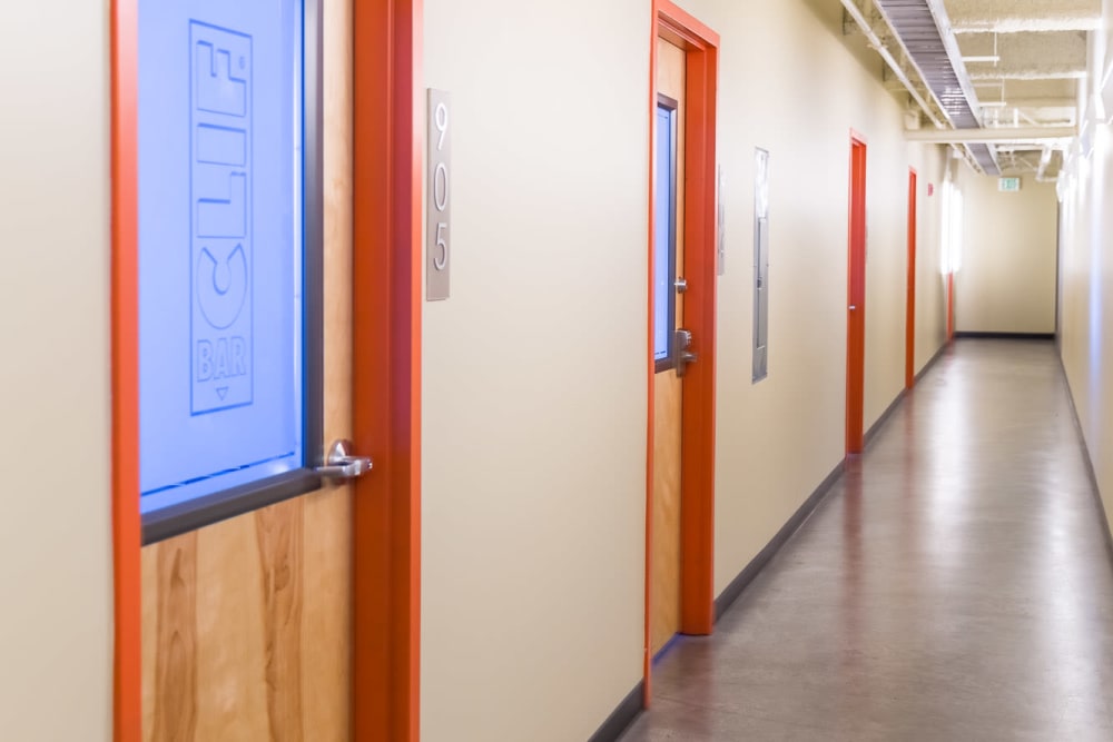 Hallways at Urban WORKlofts in Seattle, Washington