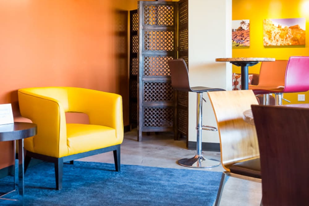 Break areas at Urban WORKlofts in Seattle, Washington