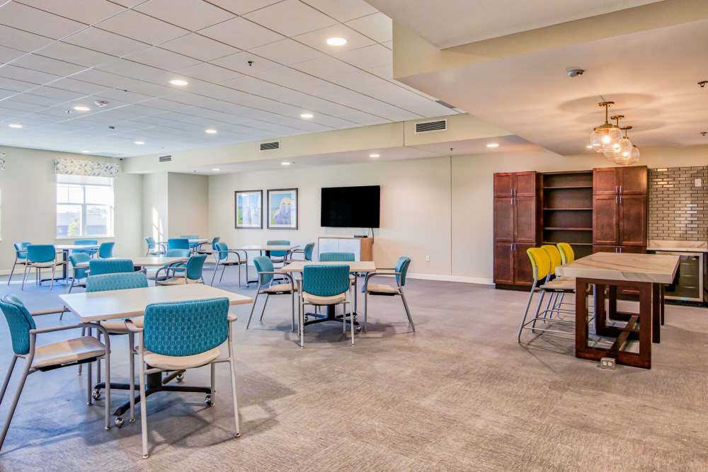 Gathering area Revela at O'Fallon in O'Fallon, Illinois