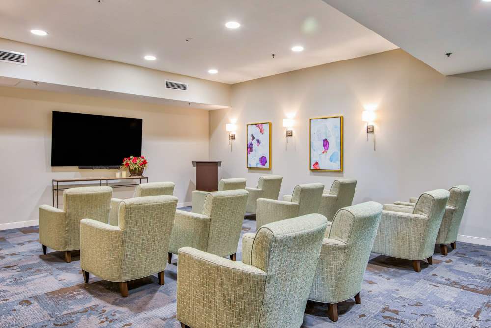Theater area Revela at O'Fallon in O'Fallon, Illinois