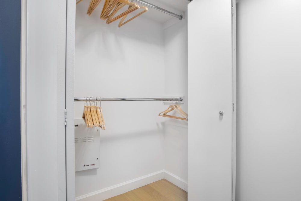 Spacious closet at The Sierra Chelsea in New York, New York