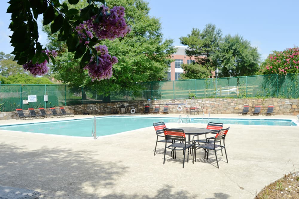 Pool at University Garden in Athens, Georgia