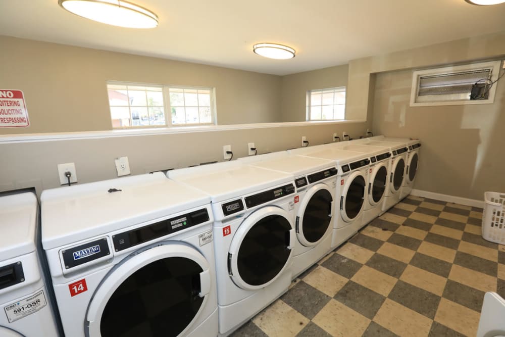 Laundry facility at University Oaks in Athens, Georgia