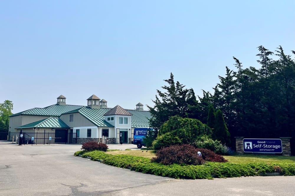 Wide view of our facility at GoodFriend Self-Storage North Fork in Cutchogue, New York