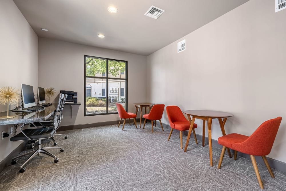 24-Hour Business Center at Marquis at Barton Trails in Austin, Texas