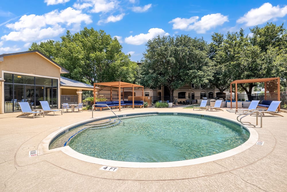 Resort-Style Swimming Pool & Sundeck at Marquis at Barton Trails in Austin, Texas