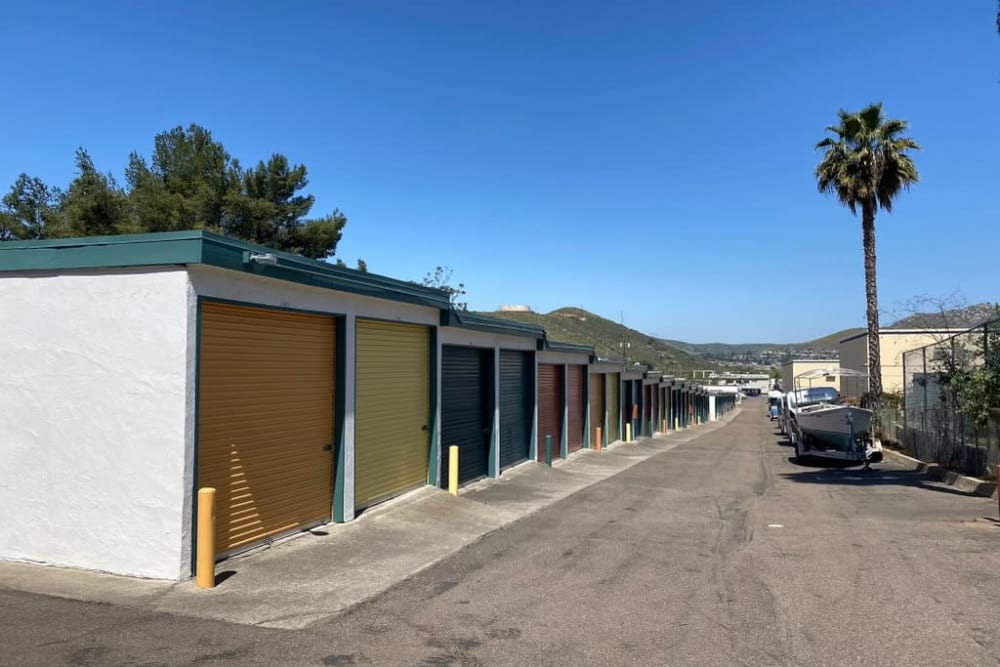 Exterior units at Storage Oasis in Santee, California