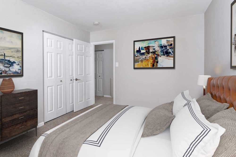 bedroom at The Flats at Columbia Pike in Silver Spring, Maryland