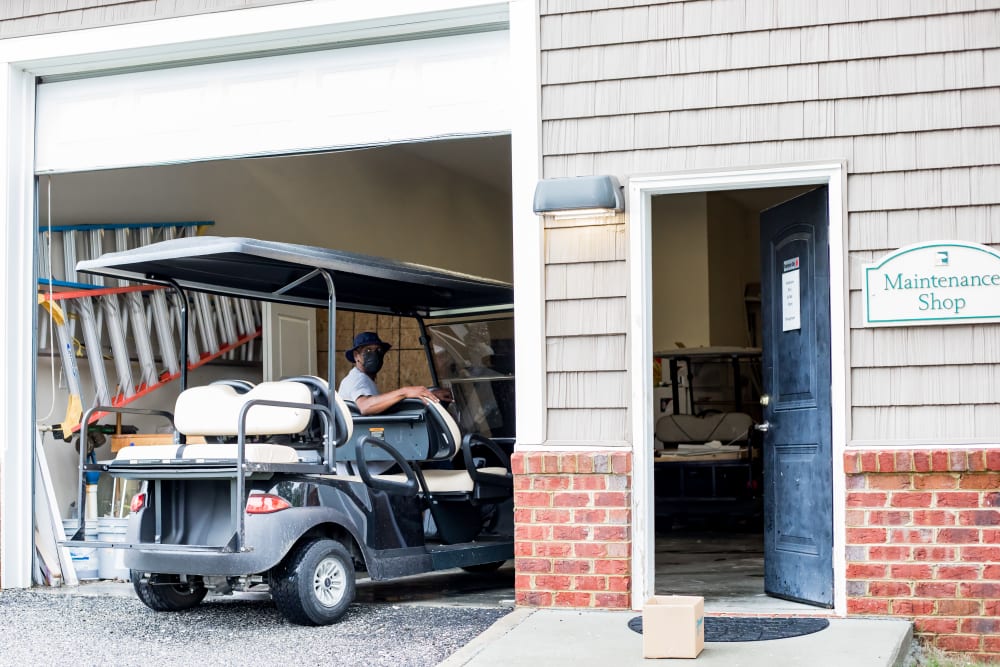 Parking at Denbigh Village in Newport News, Virginia