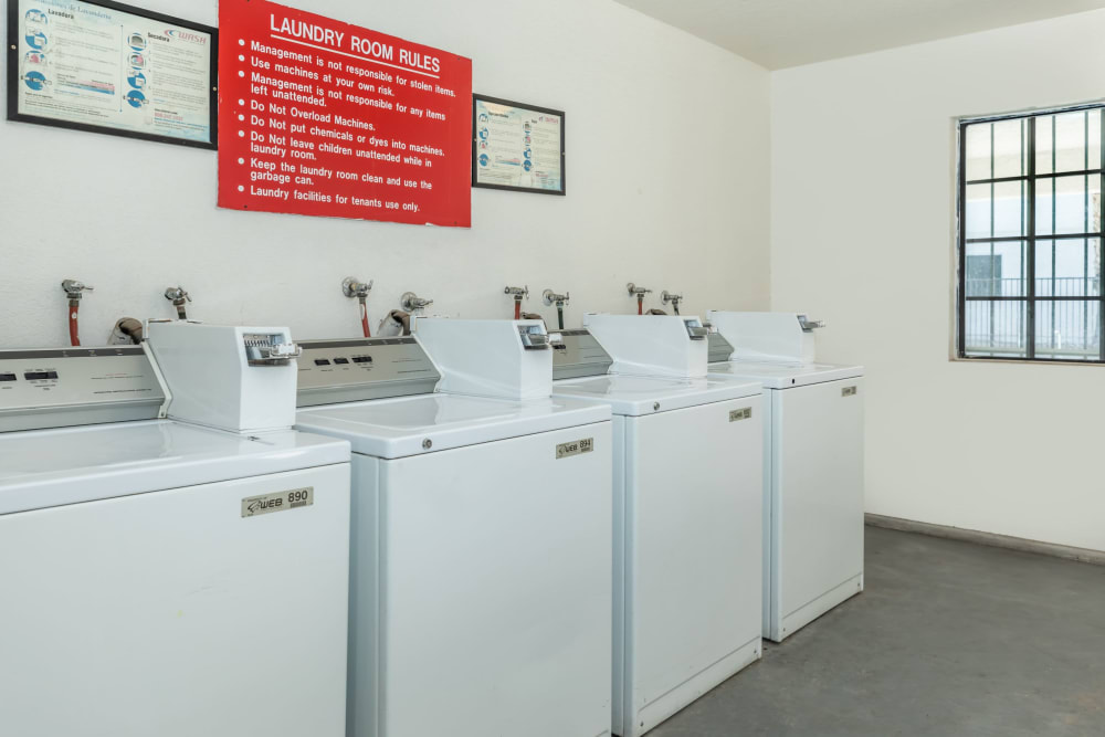 Laundry center at Tides on Palm in Las Vegas, Nevada