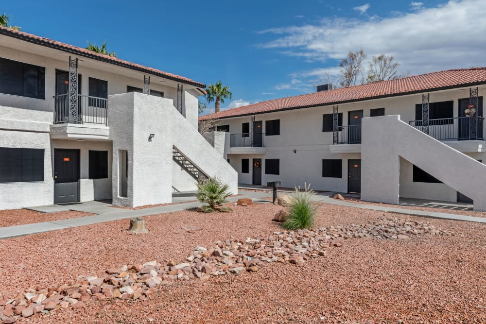 Apartment buildings at Tides on Palm in Las Vegas, Nevada