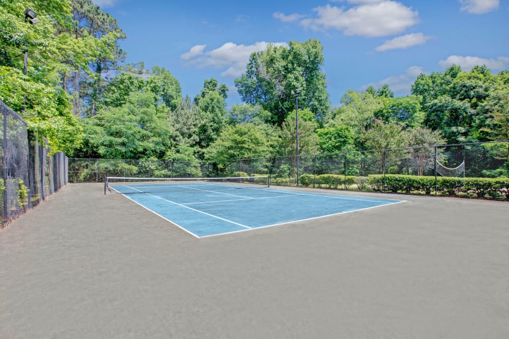 Tennis Court at Amber Chase Apartment Homes in McDonough, Georgia