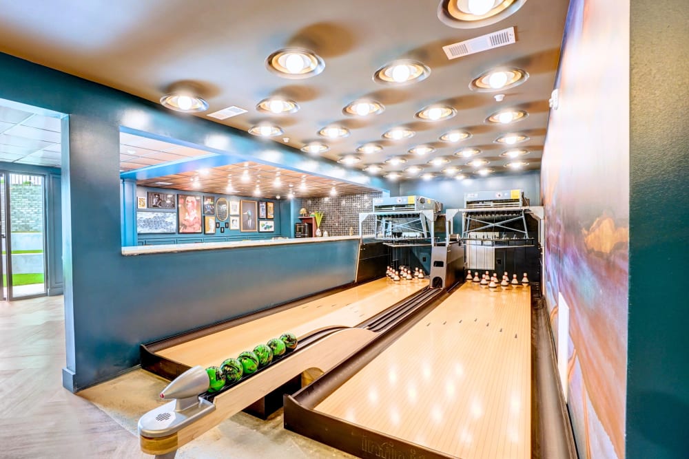Duckpin Bowling Alley Lounge at The Mallory