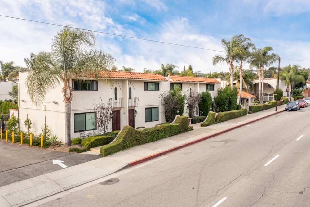 Building front at North Pointe Villas in La Habra, California