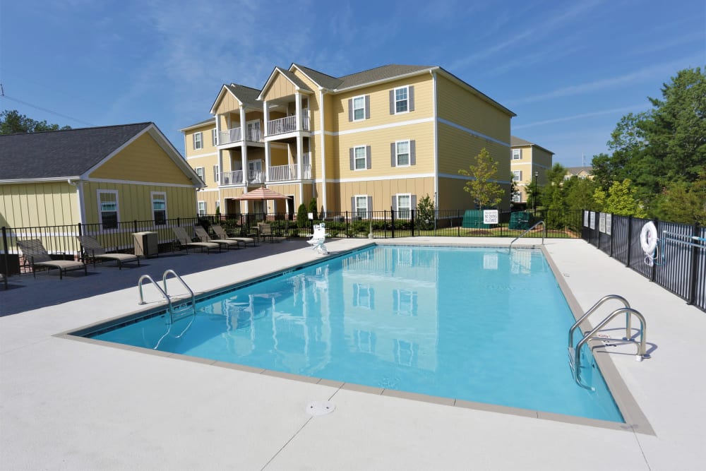 Swimming pool at Sage Creek Apartments in Augusta, Georgia