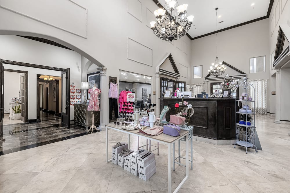 On-site retail store  at Marquis at The Cascades in Tyler, Texas