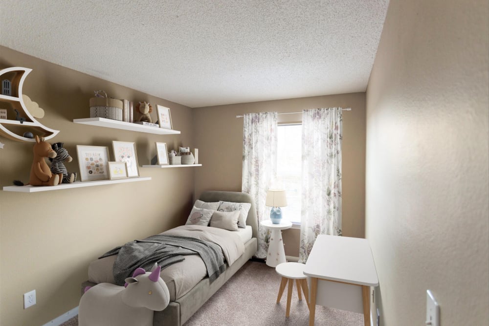 Bedroom at Cypress Creek Townhomes in Goodlettsville, Tennessee