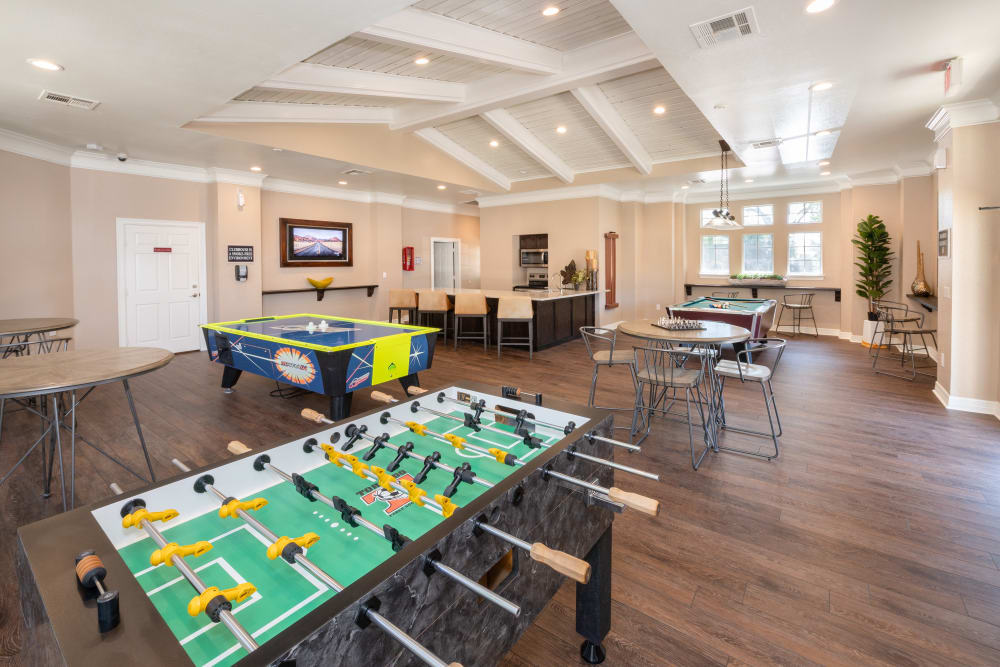 Game room at Estates on Frankford in Dallas, Texas