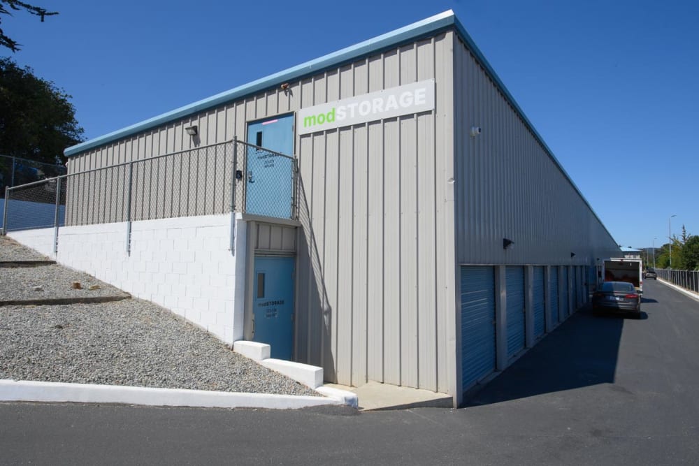 Exterior Storage Units at modSTORAGE Skypark in Monterey, California