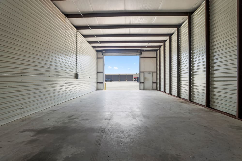 Inside storage at BlueGate Boat & RV - Conroe building in Conroe, Texas