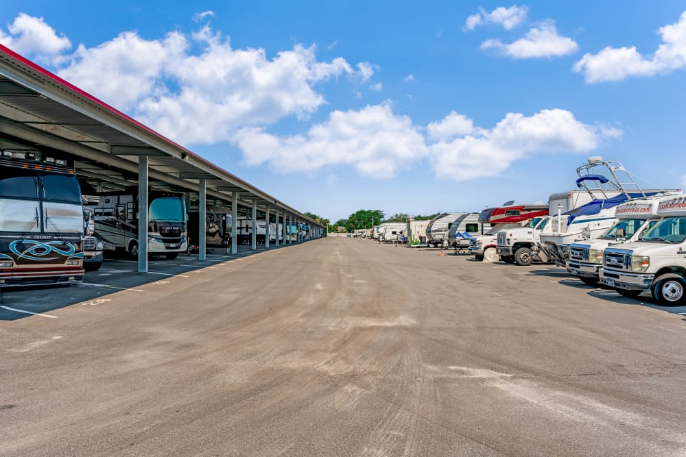 Terminal of storage facility at BlueGate Boat & RV - Sanford in Sanford, Florida