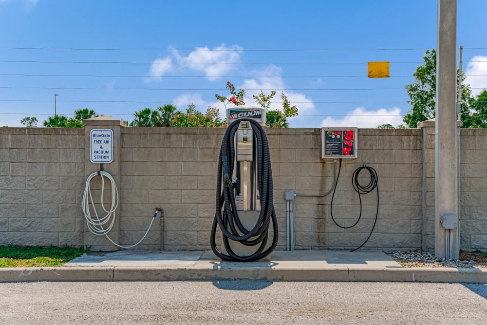 Gas station of storage facility at BlueGate Boat & RV - Sanford in Sanford, Florida
