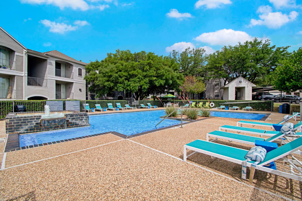 Swimming Pool at Apartments in Lewisville, Texas