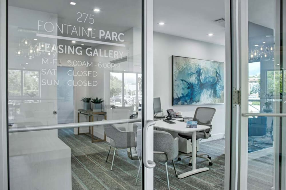Office at Apartments in Miami, Florida