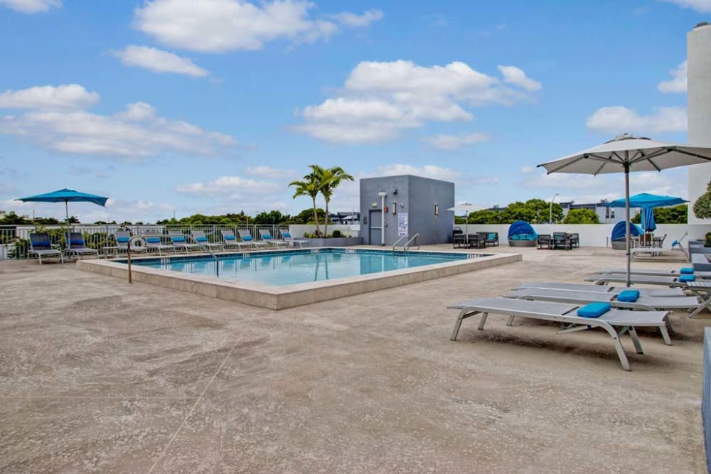 Pool at Apartments in Miami, Florida