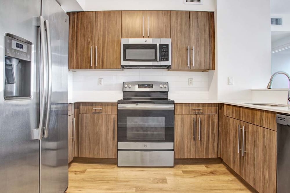 Modern Kitchen at Apartments in Miami, Florida