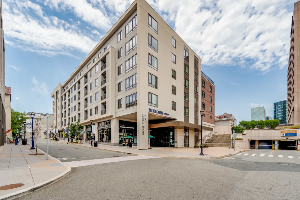 Street view of Front Street Lofts in Hartford, Connecticut