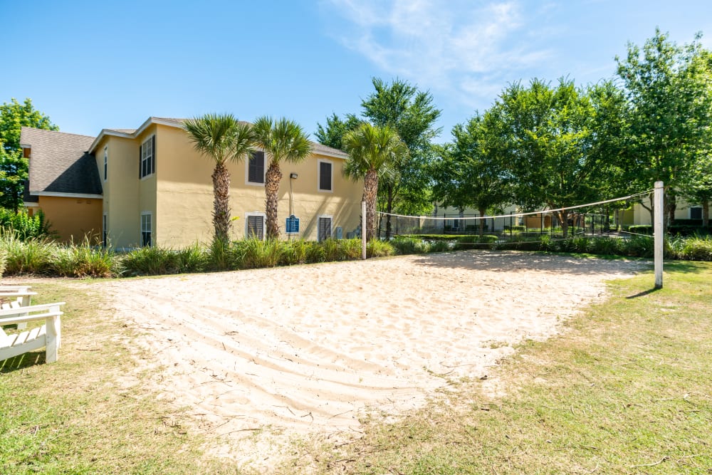 Sand volleyball court at Citrus Tower | Apartments in Clermont, Florida