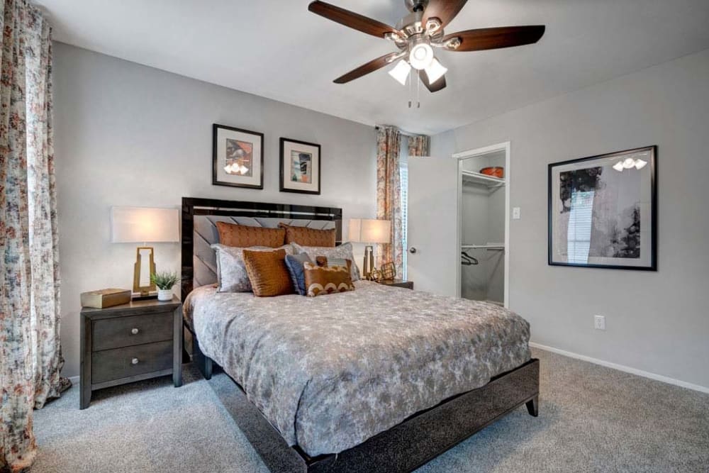 Bedroom at Foundations at Edgewater in Sugar Land, Texas