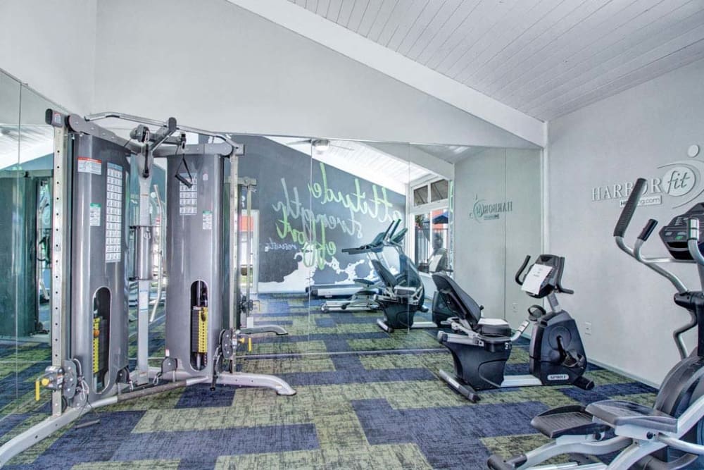 Gym at The Heights at Grand Terrace in Grand Terrace, California