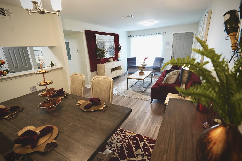 Apartments with a Living Room at The Mayfair Apartment Homes