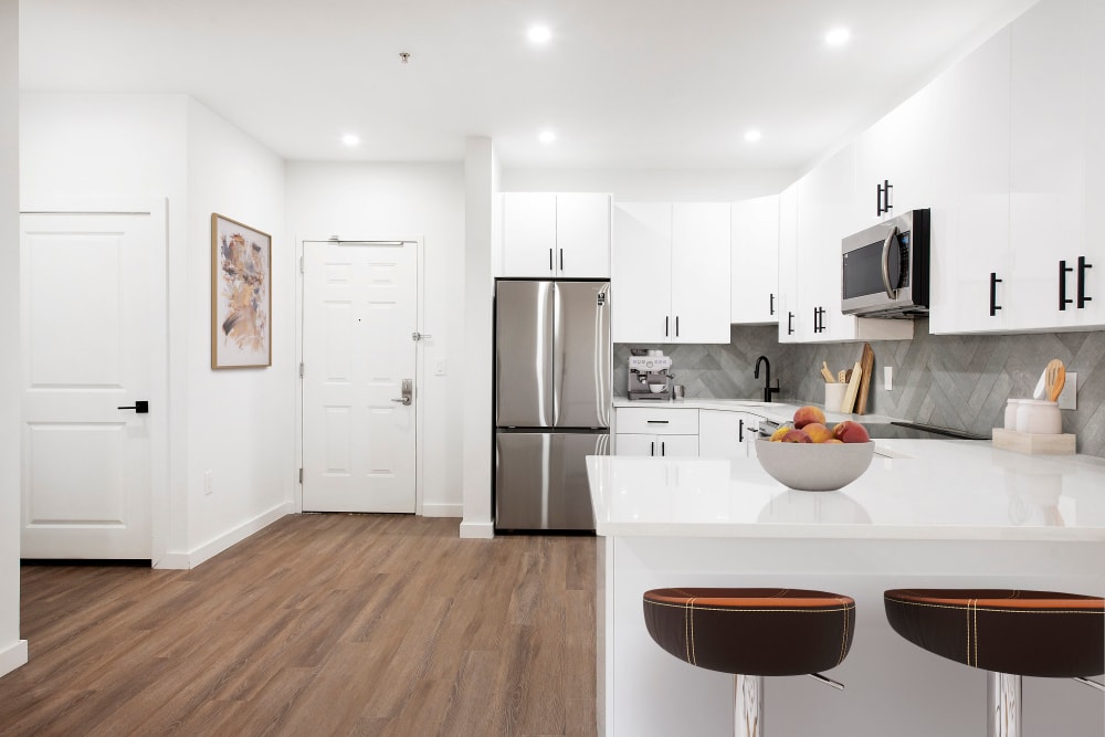 Renovated Kitchen In Select Apartments | 55 Riverwalk Place in West New York