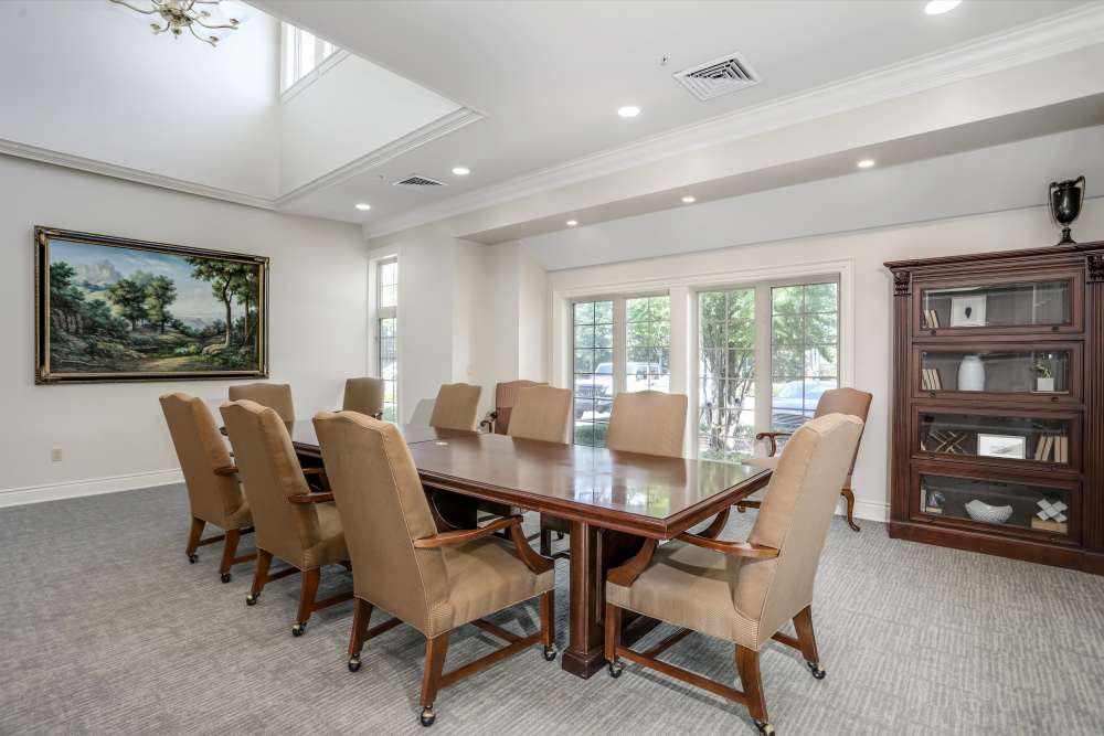 Conference room at Central Park Estates in Novi, Michigan