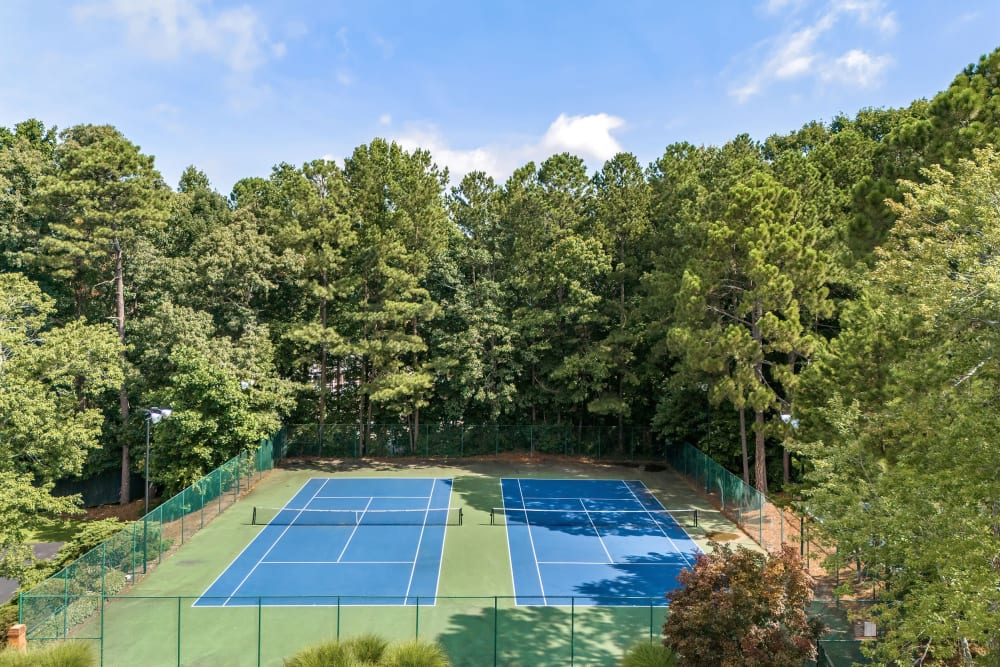 Tennis court at Marquis at Perimeter Center in Atlanta, Georgia