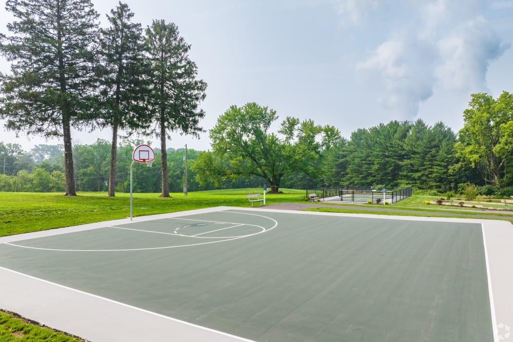 Basketball Court in Sanatoga, Pennsylvania