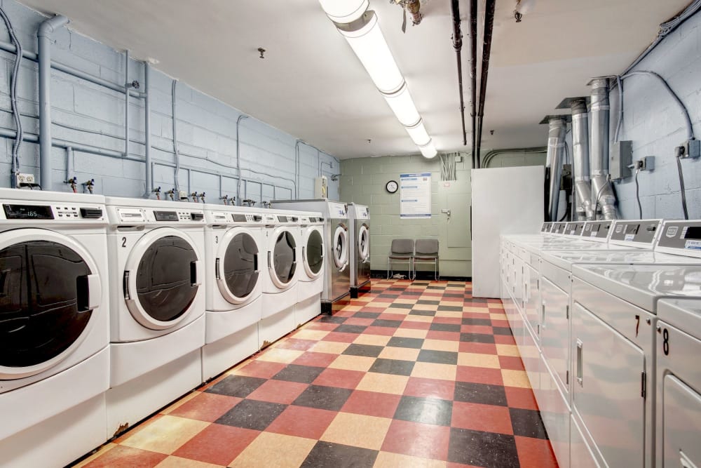Onsite laundry facility at Heritage at Shaw Station in Washington, District of Columbia