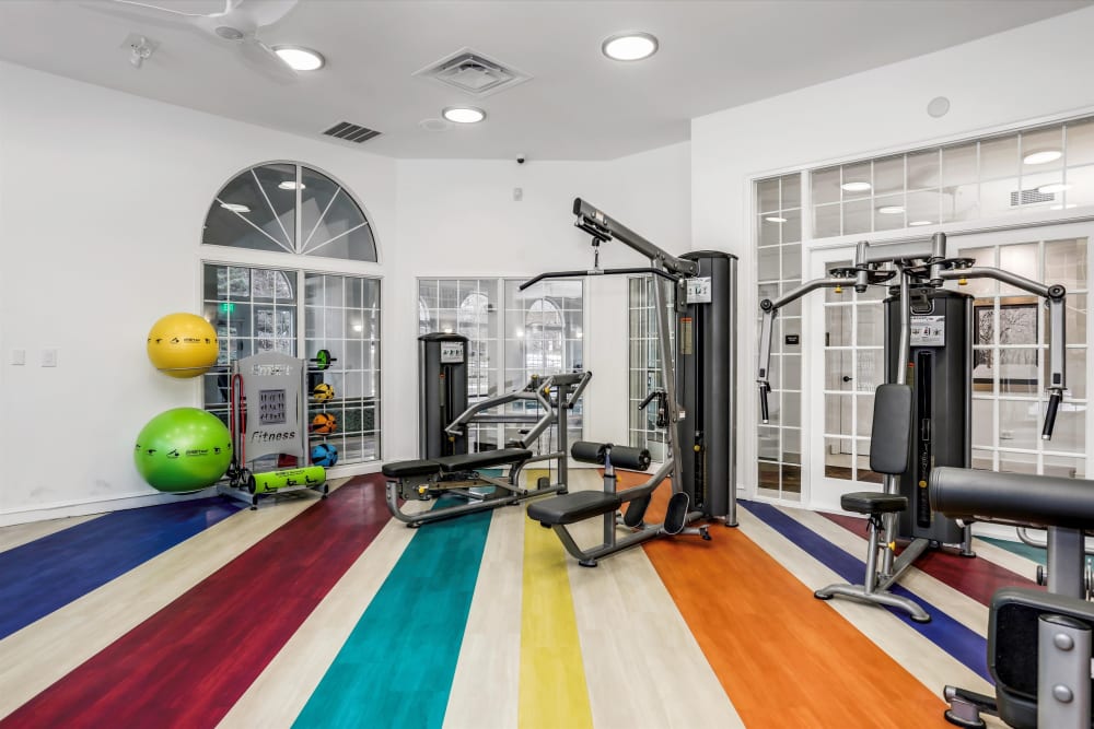 State-of-the-art fitness center at Citation Club in Farmington Hills, Michigan
