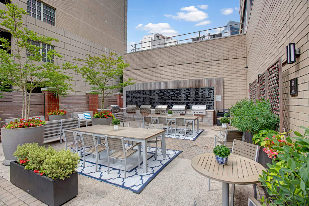 Grilling Area at Apartments in New Rochelle, New York