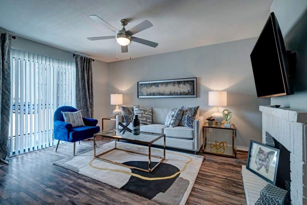 Big living room at Apartments in Sugar Land, Texas