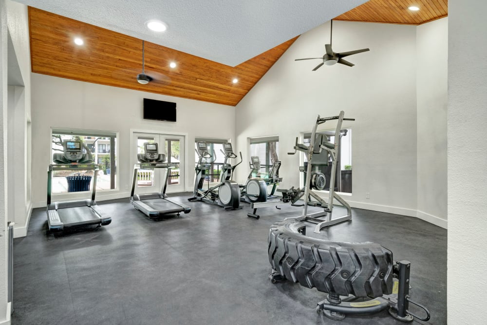 Gym at Apartments in Sugar Land, Texas