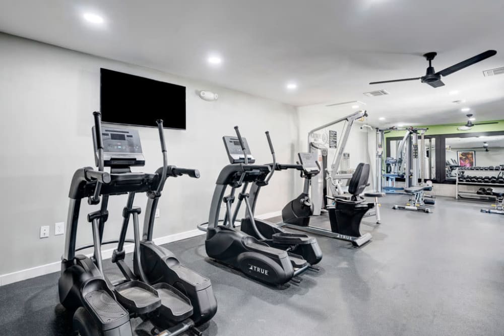 Fitness Center at Apartments in Sugar Land, Texas
