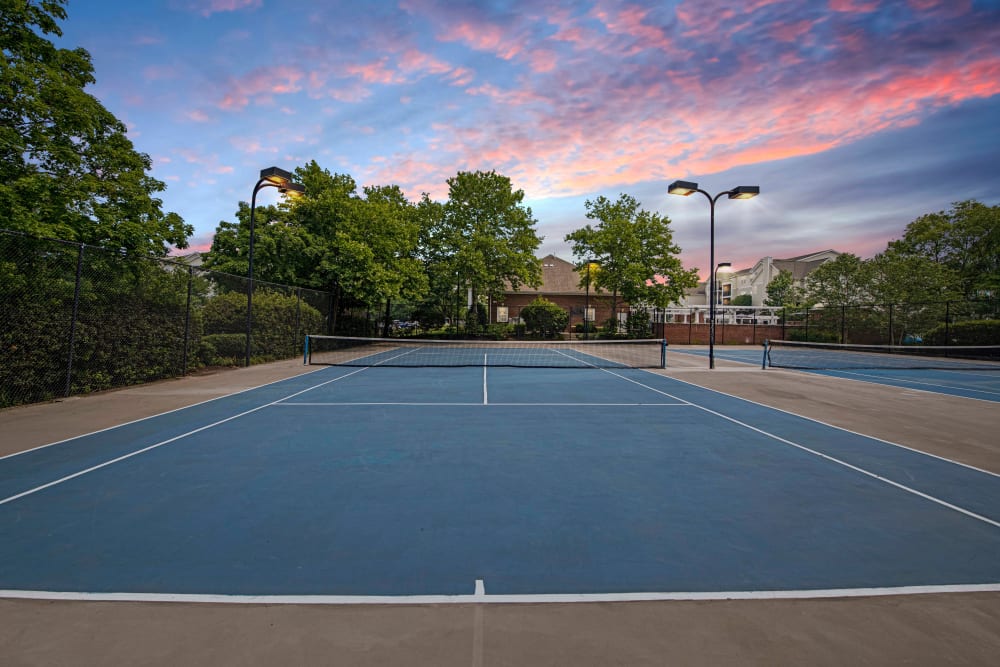 Tennis Court at Apartments in Herndon, Virginia